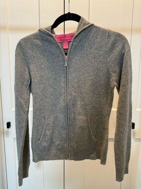 Juicy Couture Heather Gray Zip Hoodie